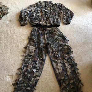 Scent blocker leafy suit Size large